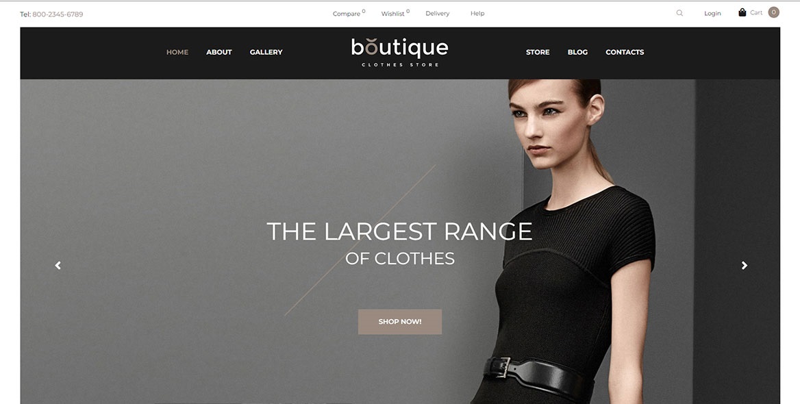 Sitio web para boutique