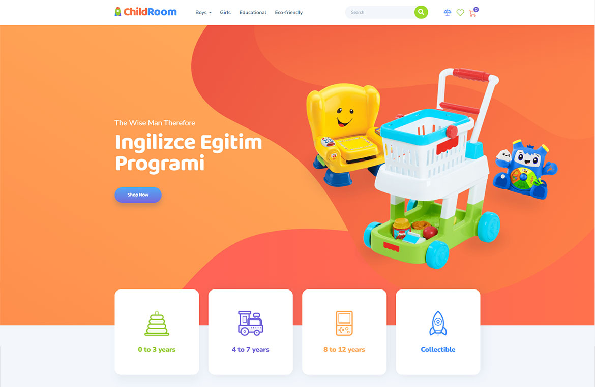 Sitio web para ChildRoom