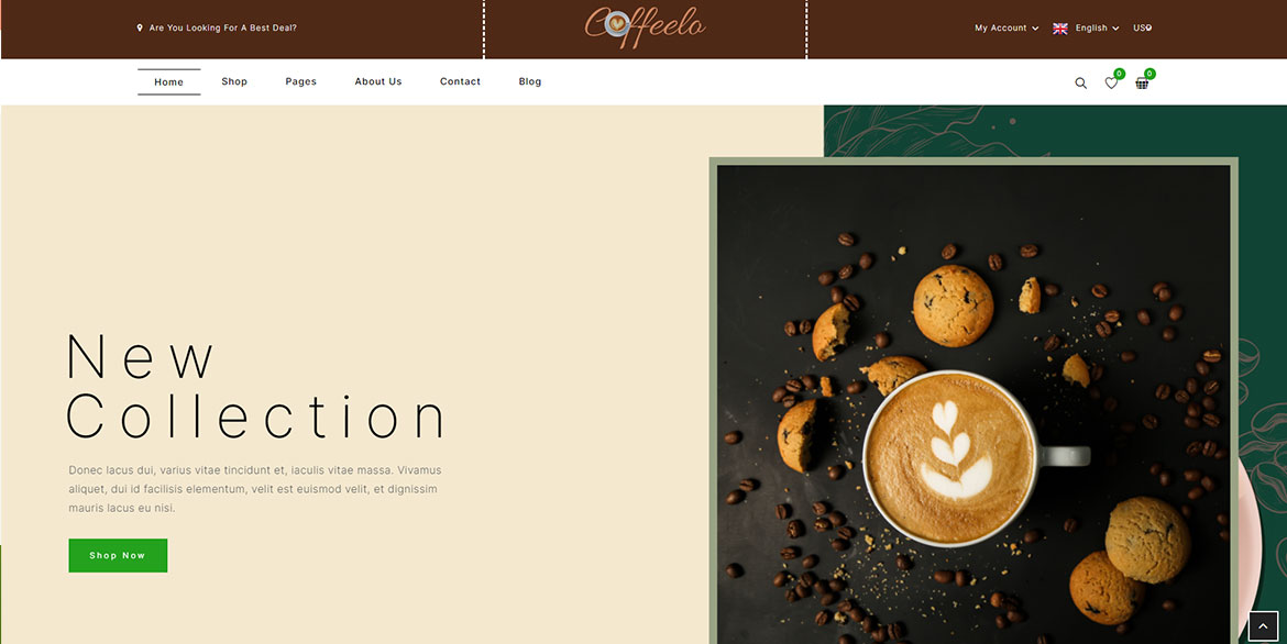 Sitio web de Coffeelo