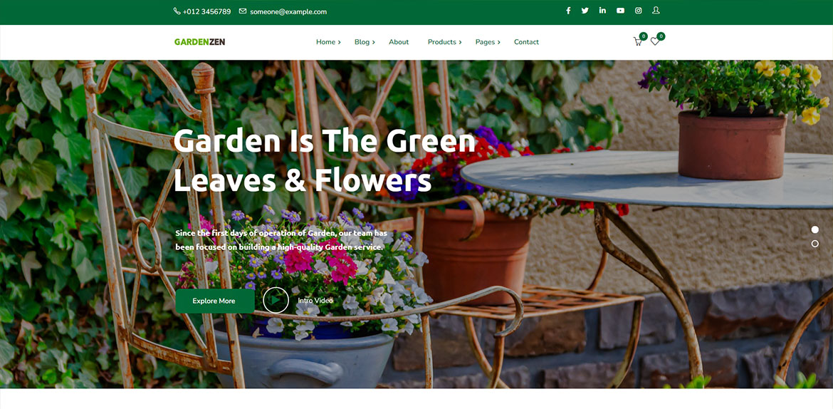 Website für Gardenzen