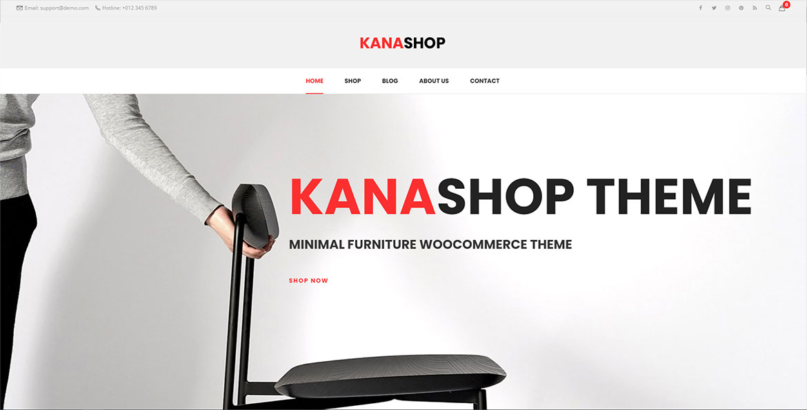 Sitio web para Kanashop