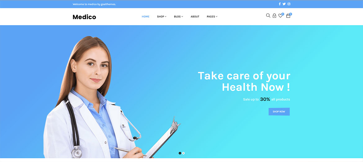 Website für Medico