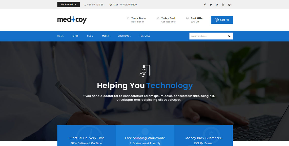 Website für Medicoy