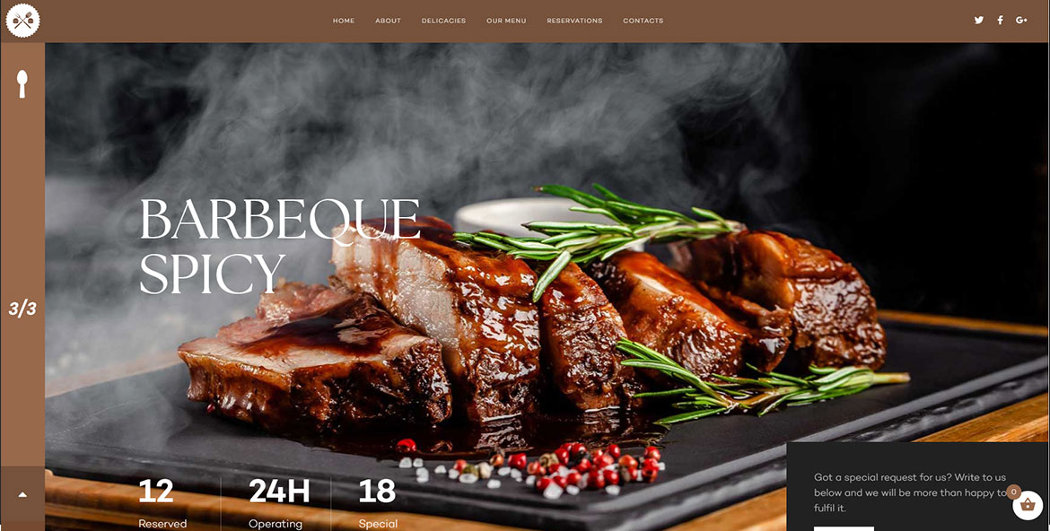 Website für Steakhouse