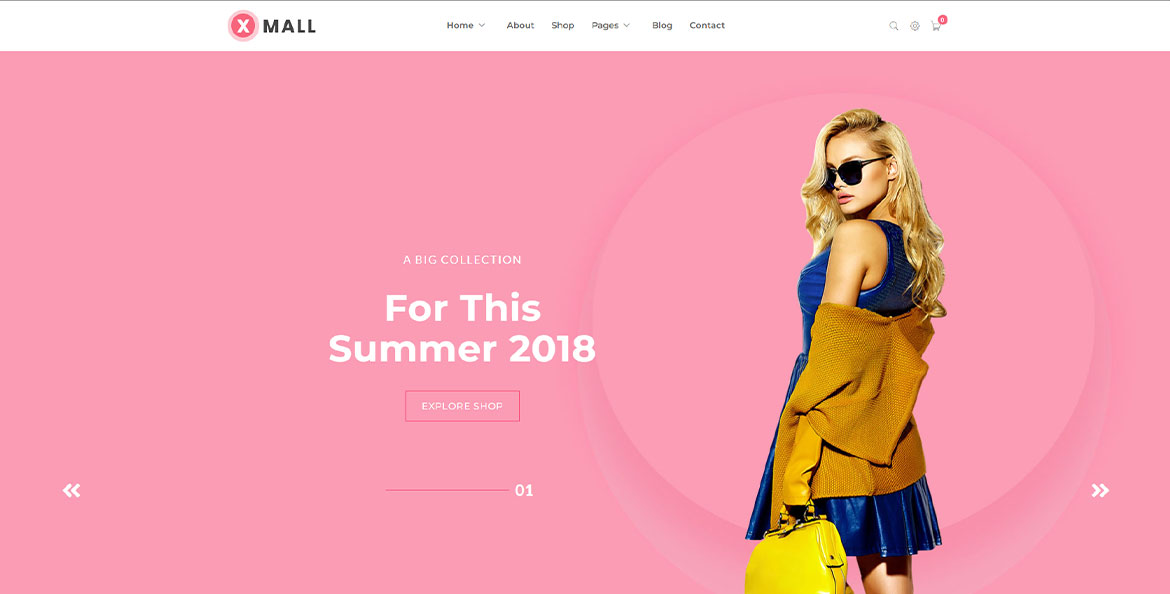 Sitio web para Xmall