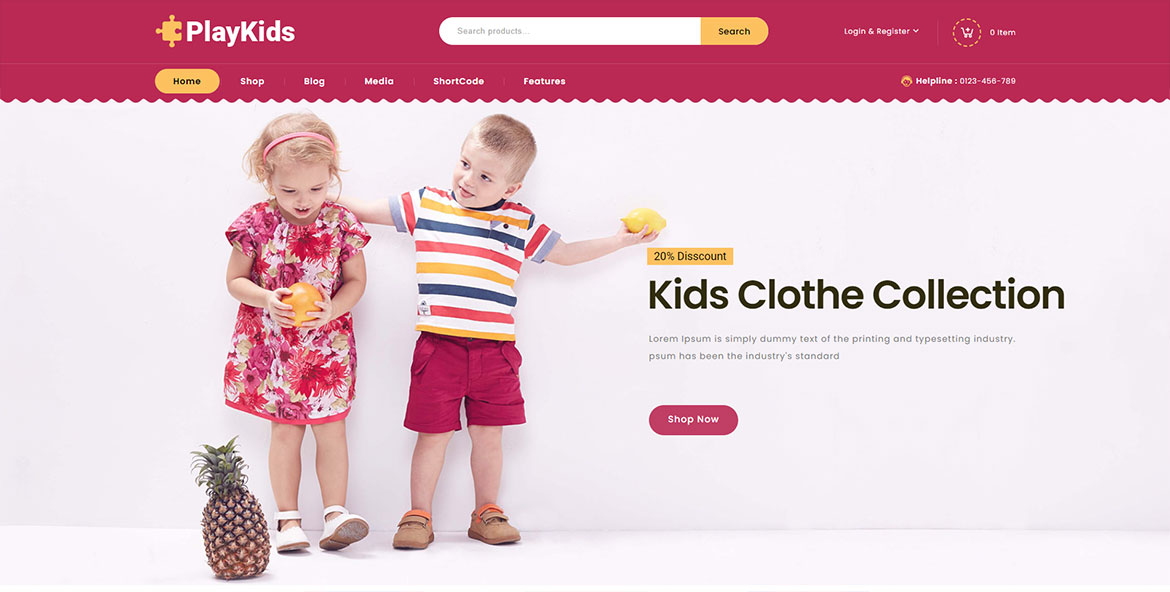 Web pro Playkids