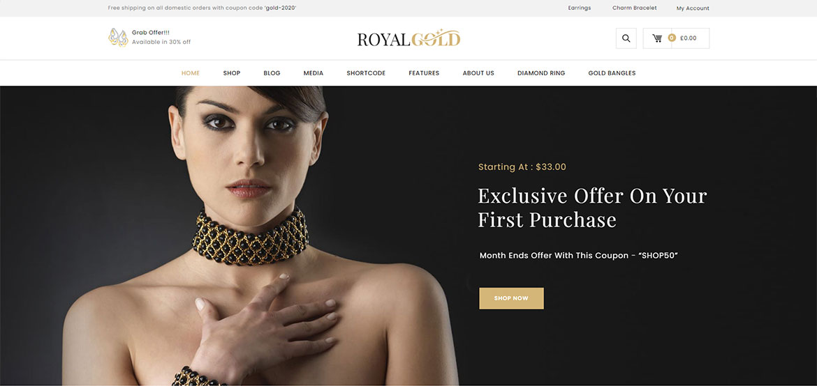 Sitio web de Royalgold