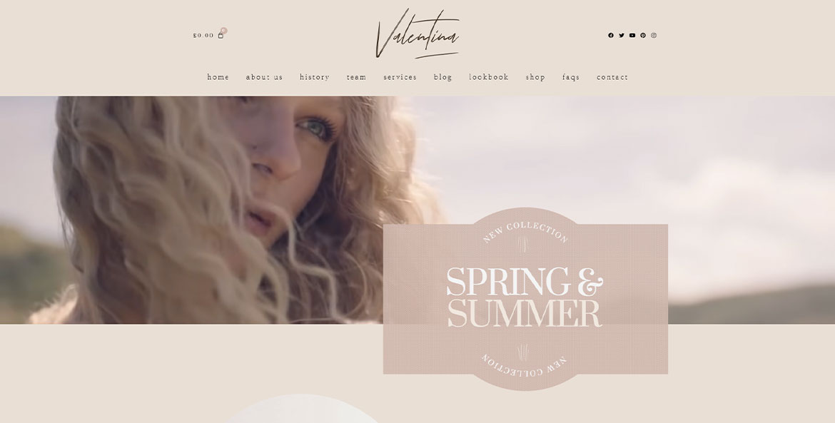 Website für Valentina