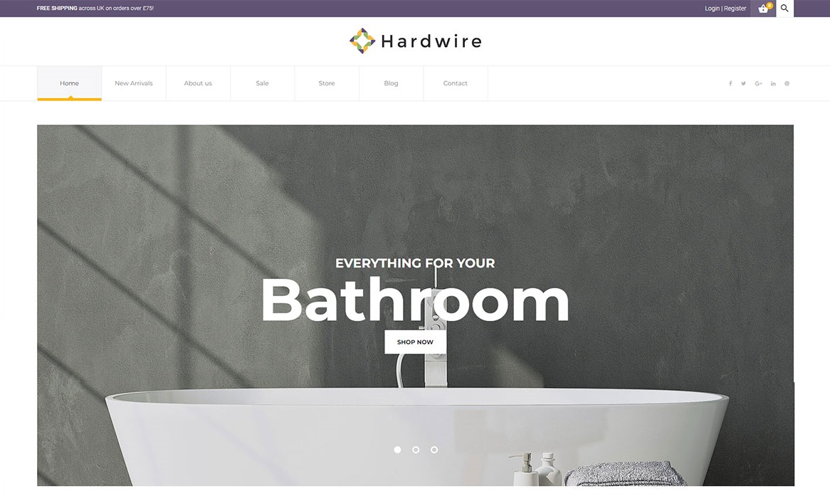 Sitio web para Hardwire