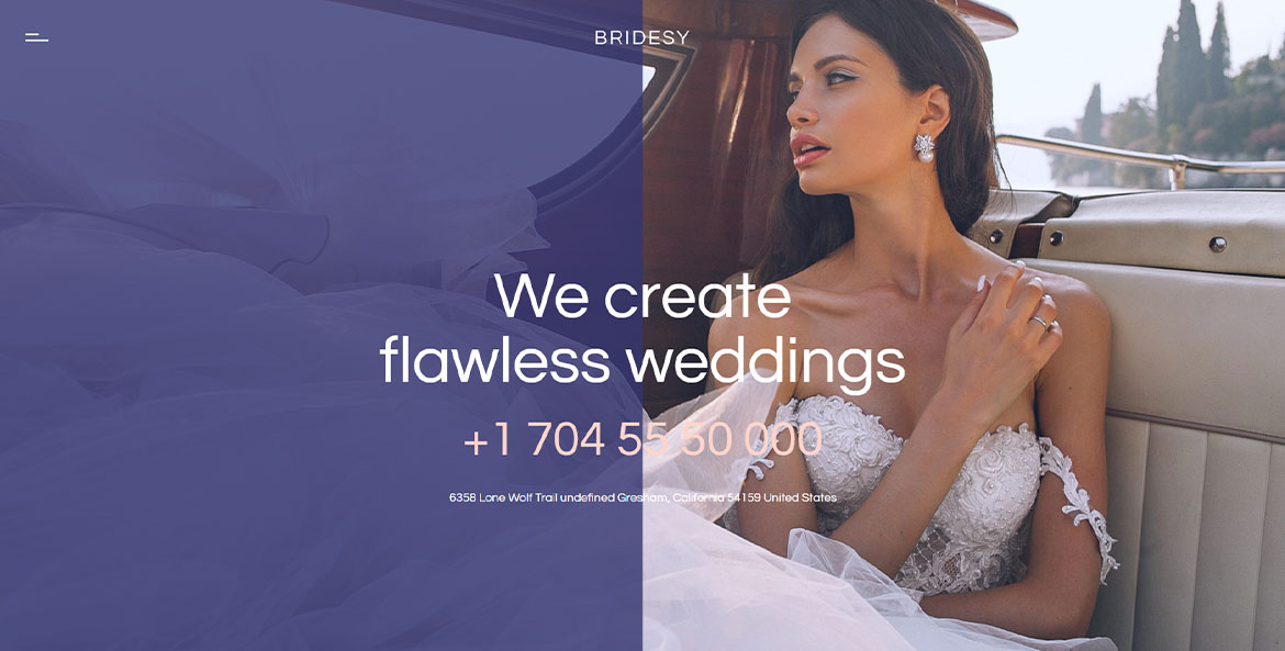 Sitio web de novias