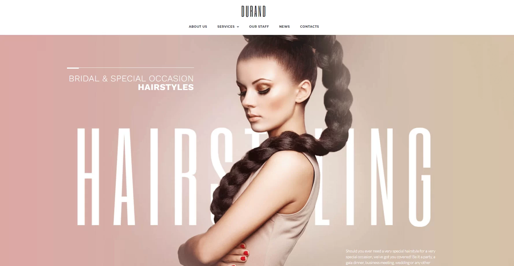 Durand Beauty Salon-Website