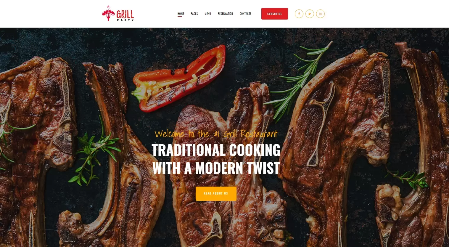 Sito web del Grill Party