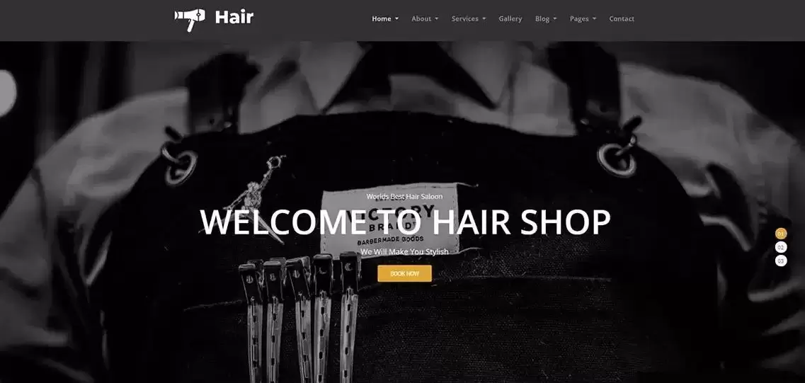 sitio web de cabello