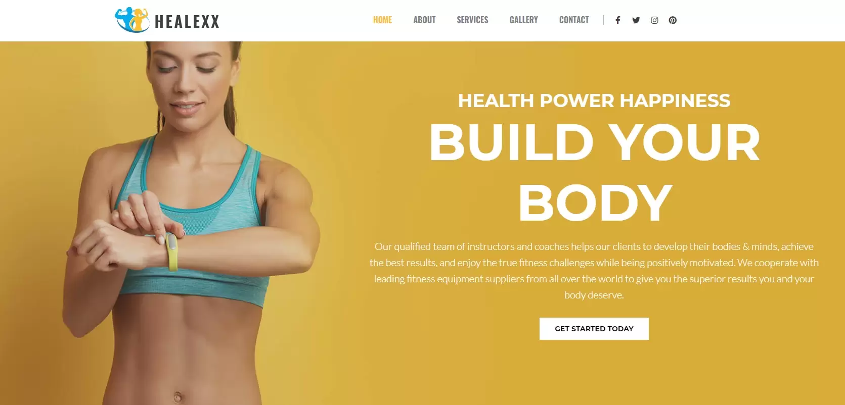 Sitio web de Healexx