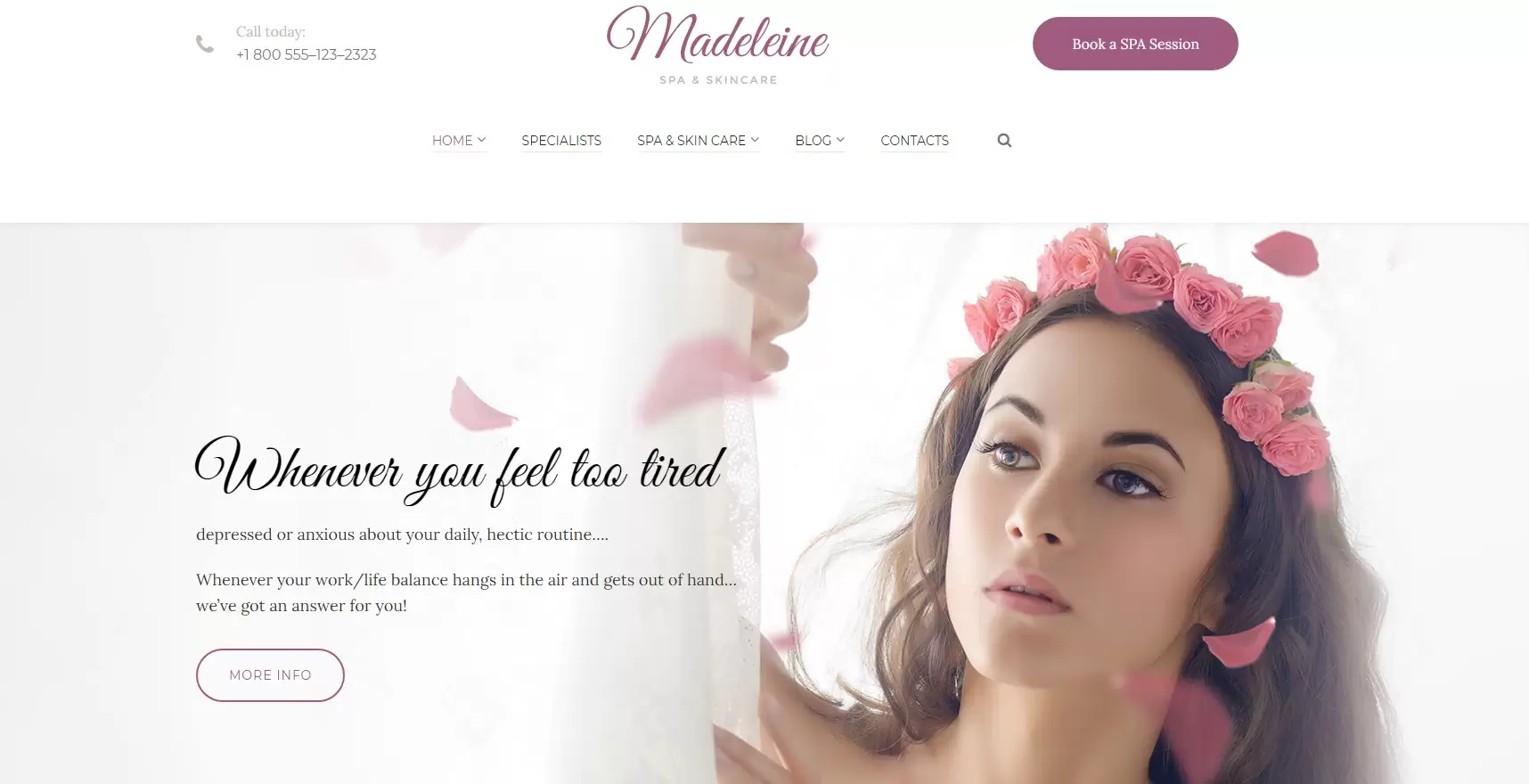 Sitio web de Madeleine