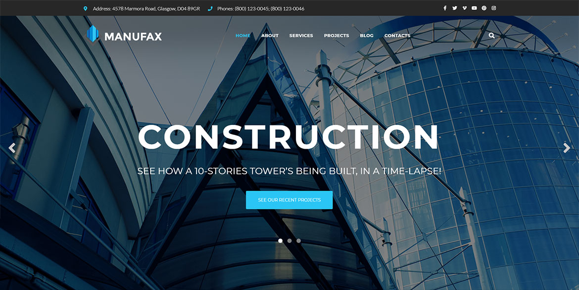 Manufax-Website