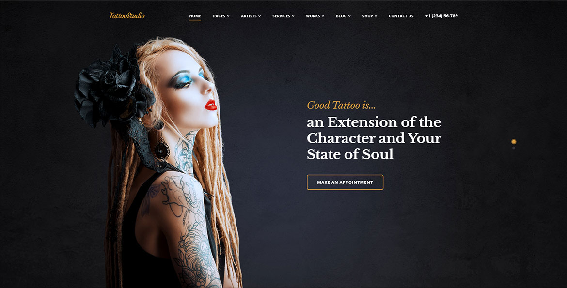 Tattoo-Studio-Website