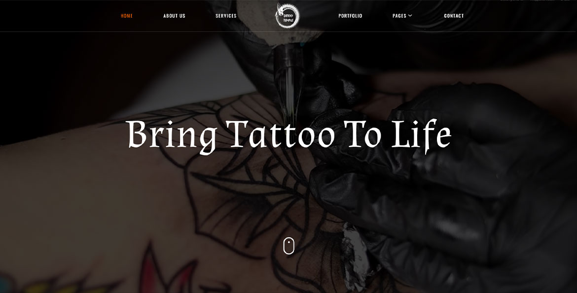 Sitio web de Tattoo-Temple