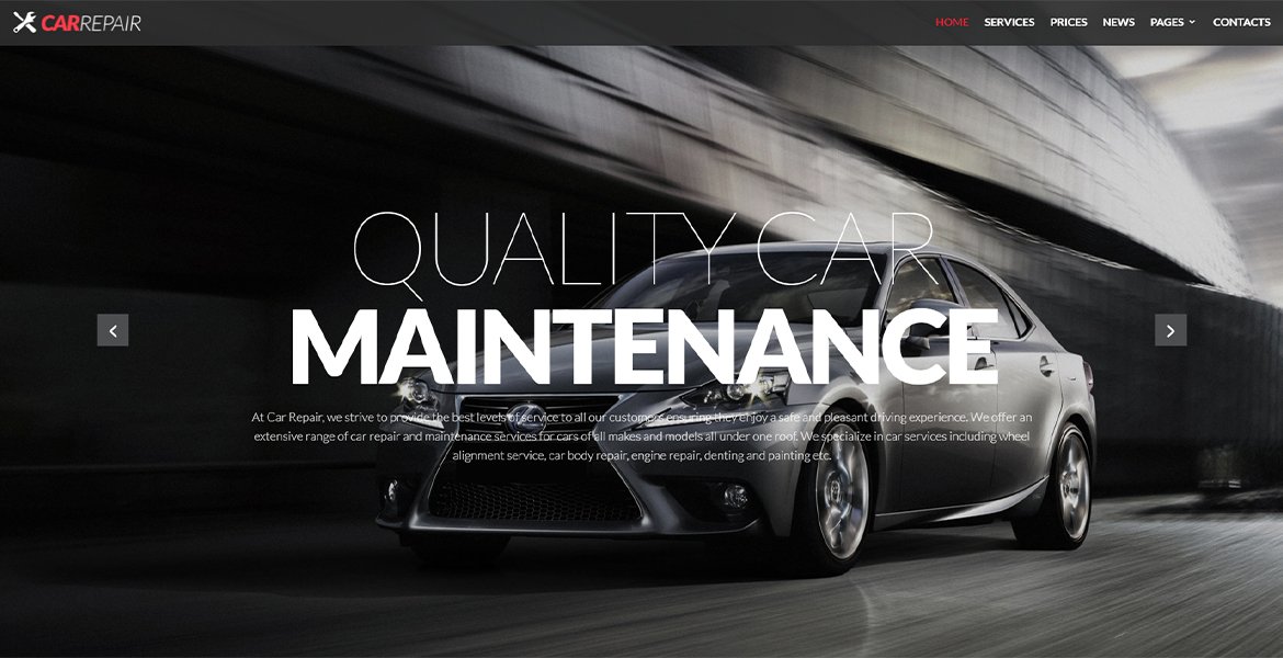 Autoservice-Website